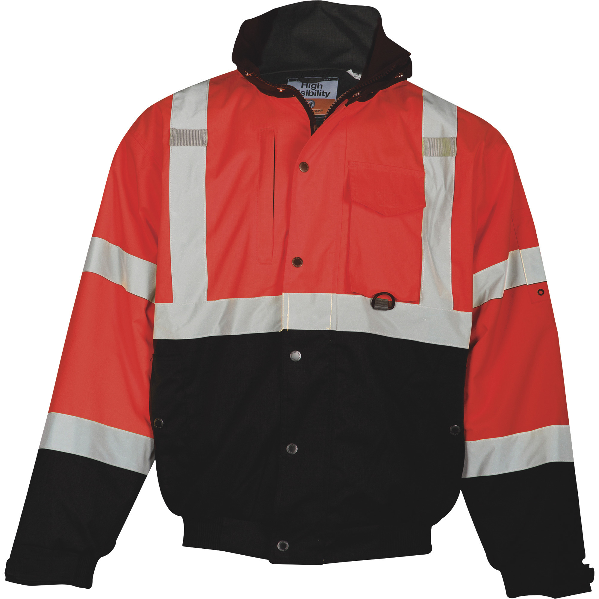 Kishigo Men's Class 3 High Visibility Ripstop Bomber Jacket